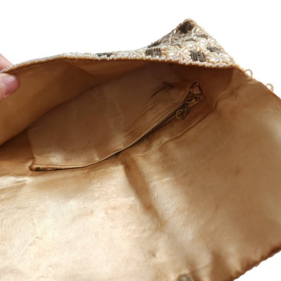 Vintage beaded clutch - Picture 4 of 7